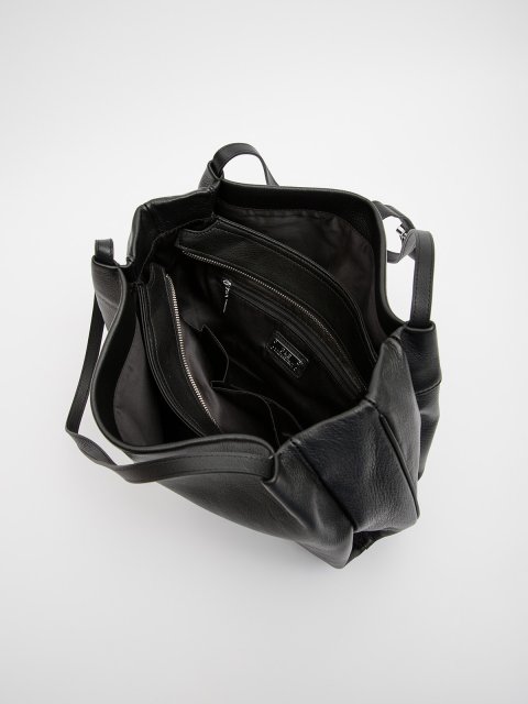 Чёрный шоппер Polina (Полина) - артикул: 0К-00073144 - ракурс 3