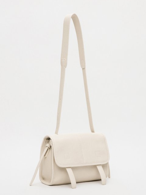 Молочный кросс-боди Royal cuir - 5250.00 руб
