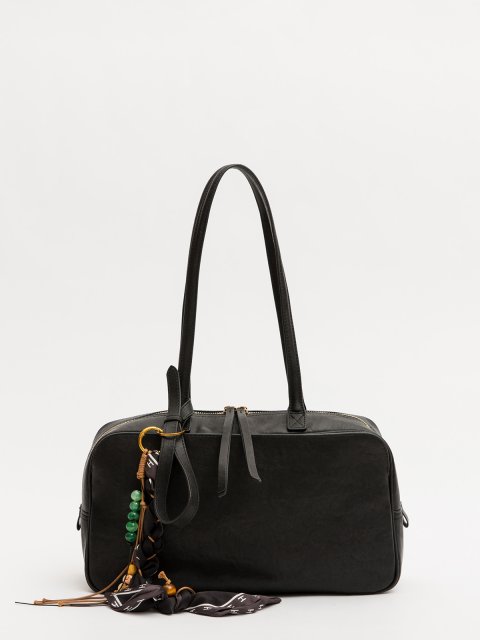 Чёрный саквояж Royal cuir (Royal cuir) - артикул: 0К-00075951 - ракурс 1