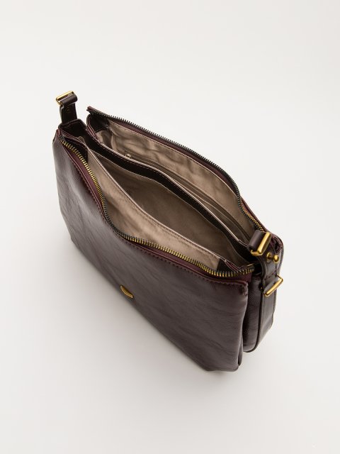 Бордовый кросс-боди David Jones (Дэвид Джонс) - артикул: 0К-00079787 - ракурс 3