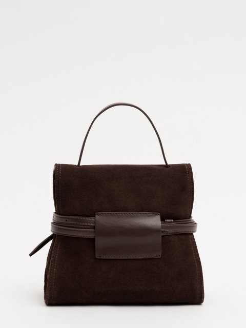 Темно-коричневый сэтчел AT YOU (AT YOU) - артикул: 0К-00076275 - ракурс 2