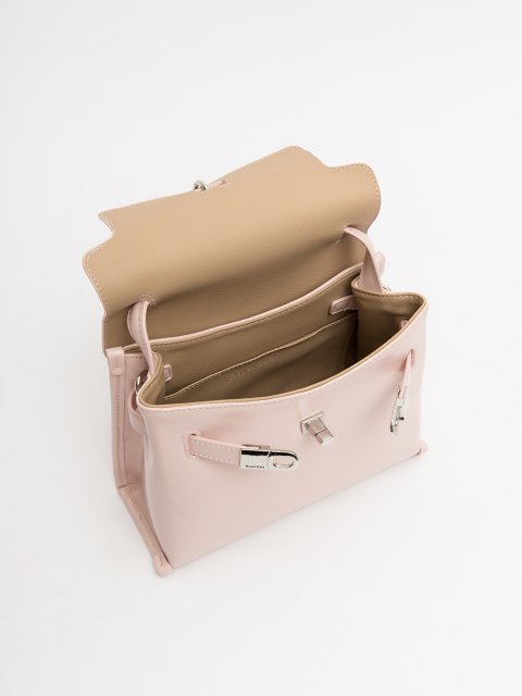 Розовый сэтчел Royal cuir (Royal cuir) - артикул: 0К-00077409 - ракурс 3