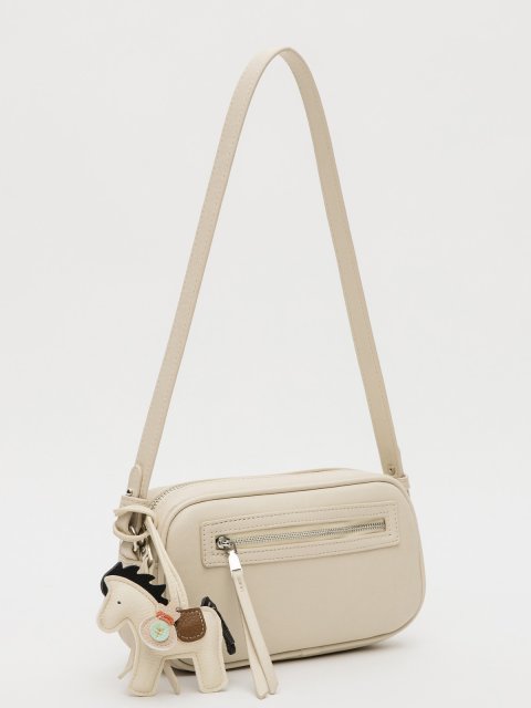 Молочный кросс-боди Royal cuir. Вид 4.