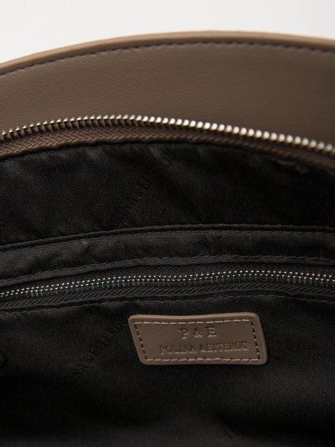 Серый саквояж Polina (Полина) - артикул: 0К-00073165 - ракурс 4