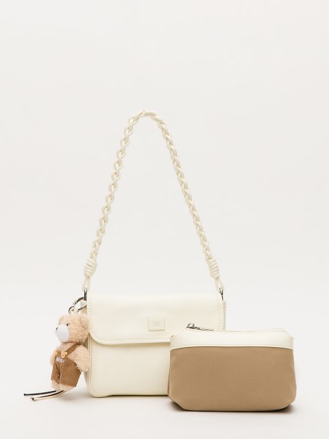 Молочный кросс-боди Royal cuir (Royal cuir) - артикул: 0К-00078560 - ракурс 3