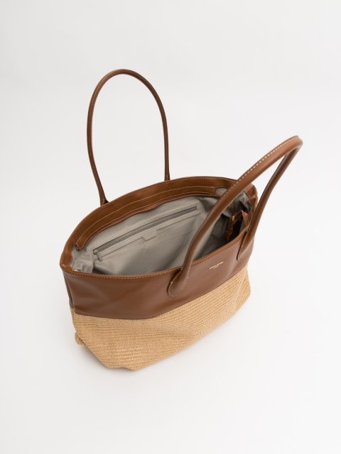 Бежевый тоут David Jones (Дэвид Джонс) - артикул: 0К-00077151 - ракурс 3