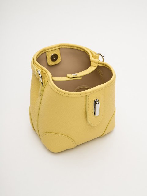 Жёлтый кросс-боди Royal cuir. Вид 6.