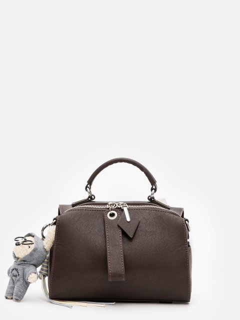 Темно-коричневый саквояж Royal cuir (Royal cuir) - артикул: 0К-00080302 - ракурс 1