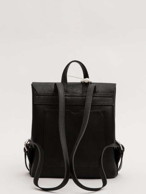 Чёрный рюкзак Royal cuir (Royal cuir) - артикул: 0К-00077314 - ракурс 2