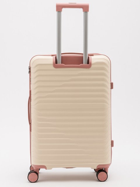 Бежево-розовый чемодан S.Lavia (Славия) - артикул: 0К-00067820 - ракурс 3