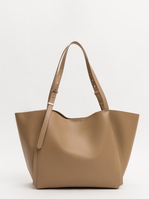 Темно-бежевый шоппер AT YOU (AT YOU) - артикул: 0К-00077224 - ракурс 2