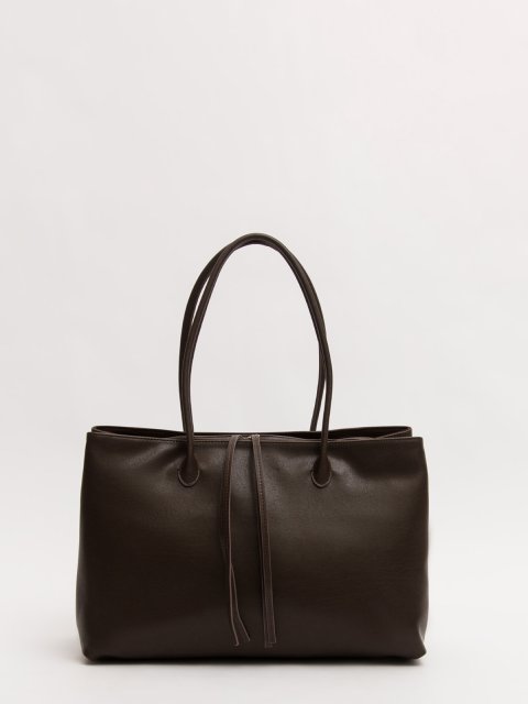 Темно-коричневый шоппер AT YOU (AT YOU) - артикул: 0К-00077239 - ракурс 1