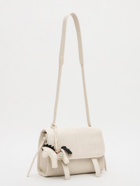 Молочный кросс-боди Royal cuir (Royal cuir) - артикул: 0К-00078000 - ракурс 3