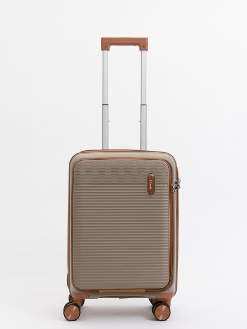 Темно-бежевый чемодан S.Lavia (Славия) - артикул: 0К-00075365 - ракурс 3