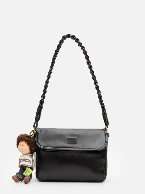 Чёрный кросс-боди Royal cuir (Royal cuir) - артикул: 0К-00080307 - ракурс 2