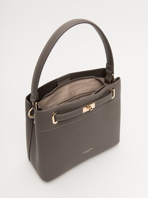 Серо-коричневый кросс-боди David Jones (Дэвид Джонс) - артикул: 0К-00079041 - ракурс 3