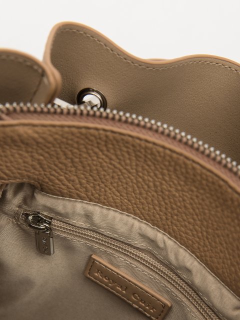 Темно-бежевый хобо Royal cuir (Royal cuir) - артикул: 0К-00077323 - ракурс 5