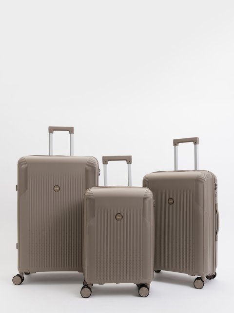 Темно-бежевый чемодан S.Lavia (Славия) - артикул: 0К-00075220 - ракурс 4