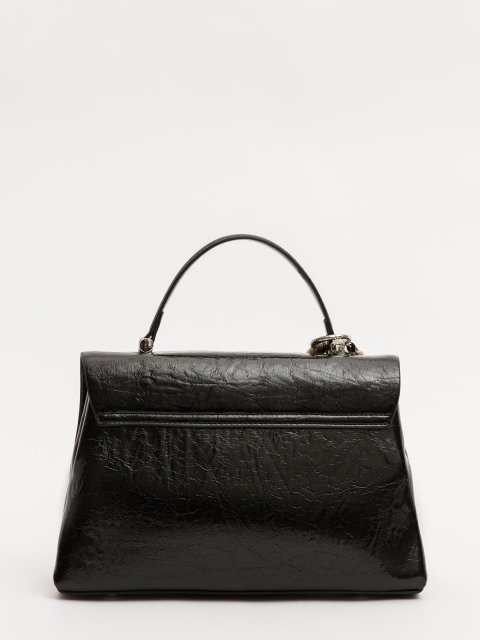 Чёрный сэтчел Royal cuir (Royal cuir) - артикул: 0К-00077328 - ракурс 2