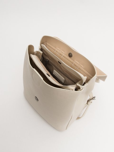 Молочный рюкзак Royal cuir (Royal cuir) - артикул: 0К-00077267 - ракурс 4