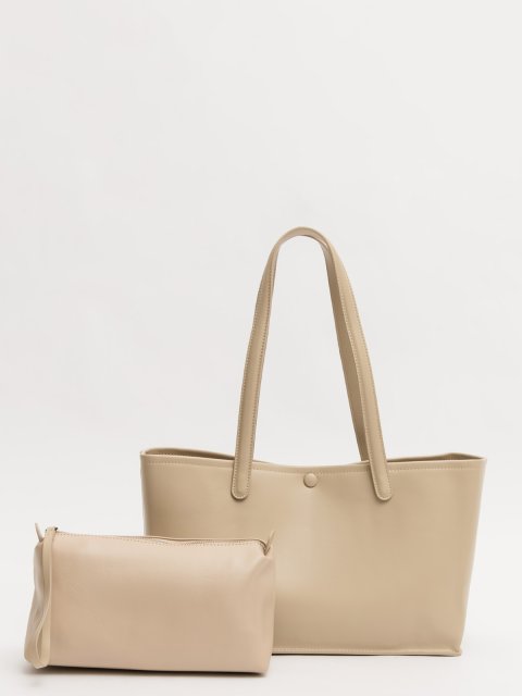 Бежевый шоппер AT YOU (AT YOU) - артикул: 0К-00077252 - ракурс 1