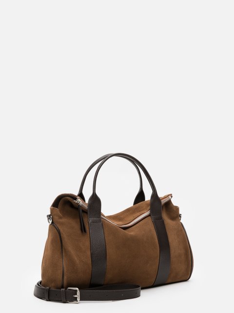Коричневый саквояж S.LAVIA LAB - 11500.00 руб