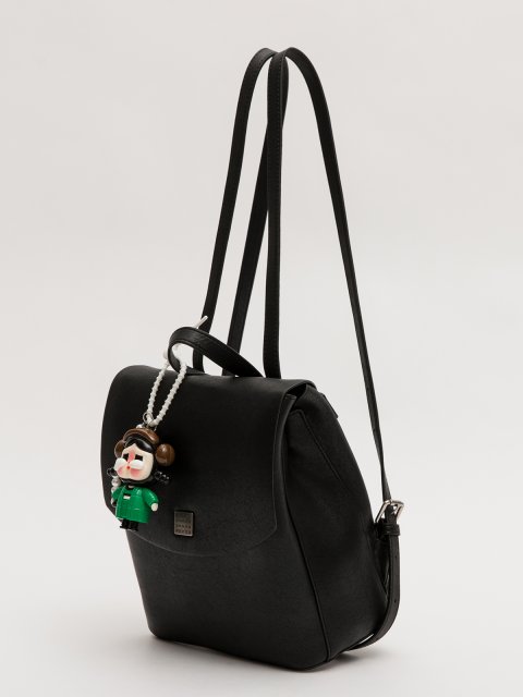 Чёрный рюкзак Royal cuir (Royal cuir) - артикул: 0К-00077314 - ракурс 3