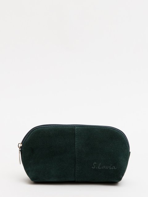 Темно-зелёная косметичка S.Lavia (Славия) - артикул: 033К 99 87 - ракурс 1