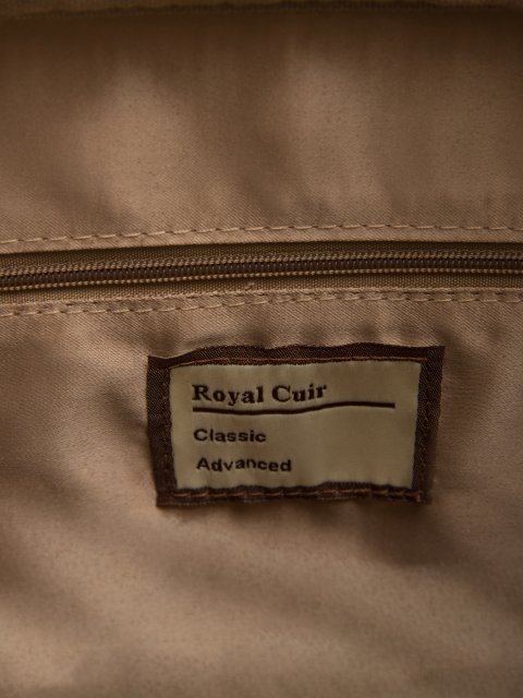 Светло-желтый саквояж Royal cuir (Royal cuir) - артикул: 0К-00077265 - ракурс 4