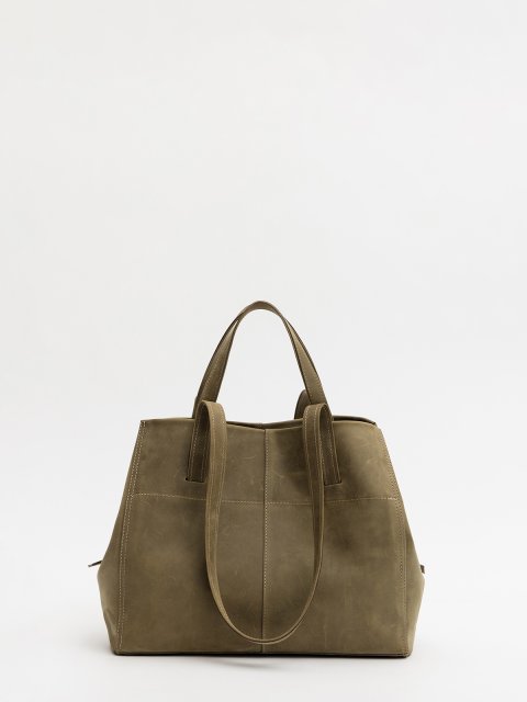 Светло-зеленый шоппер AT YOU (AT YOU) - артикул: AY006 19 77 - ракурс 4