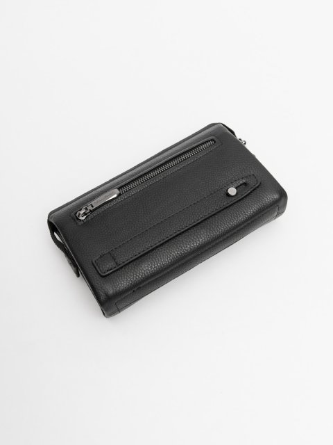 Чёрный клатч Bradford (Брэдфорд) - артикул: 0К-00075026 - ракурс 1