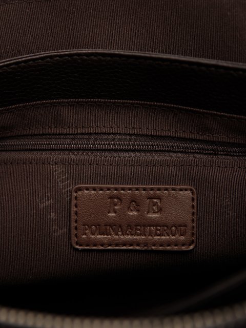 Темно-коричневый кросс-боди Polina (Полина) - артикул: 0К-00073131 - ракурс 4