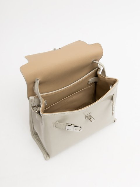 Светло-серый сэтчел Royal cuir (Royal cuir) - артикул: 0К-00077327 - ракурс 3