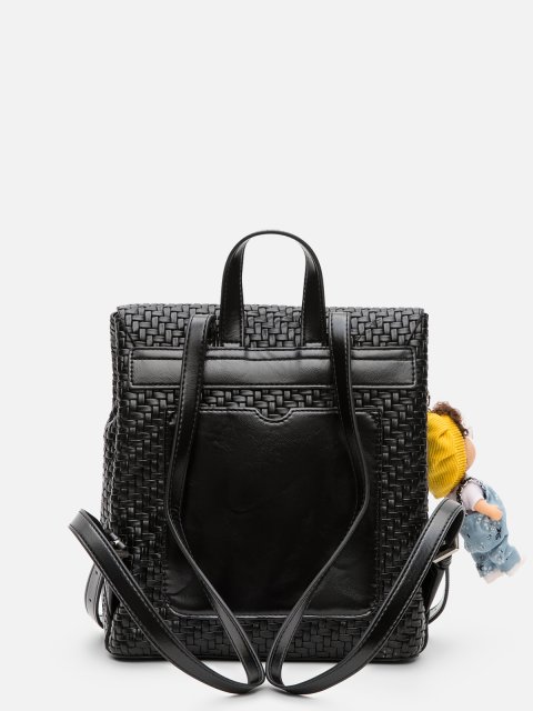 Чёрный рюкзак Royal cuir (Royal cuir) - артикул: 0К-00080285 - ракурс 2