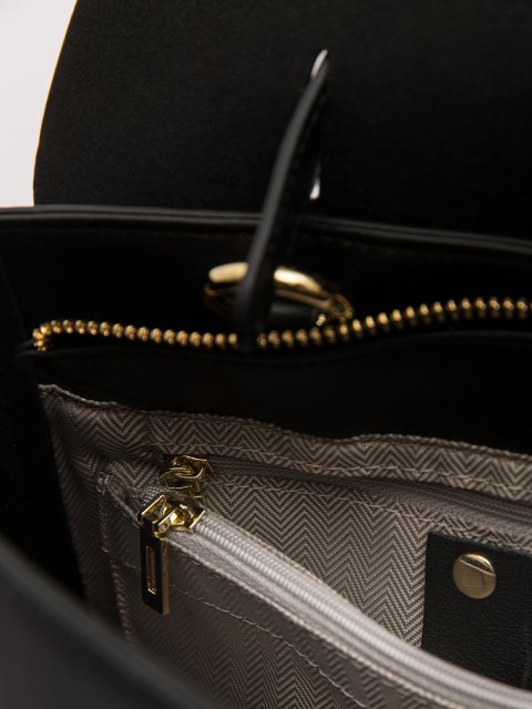 Чёрный сэтчел AT YOU (AT YOU) - артикул: 0К-00077008 - ракурс 5