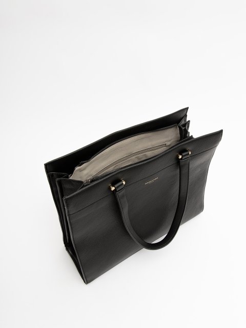 Чёрный тоут David Jones (Дэвид Джонс) - артикул: 0К-00077115 - ракурс 3