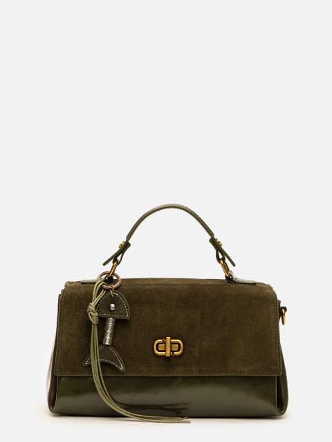 Оливковый сэтчел Royal cuir (Royal cuir) - артикул: 0К-00080293 - ракурс 1