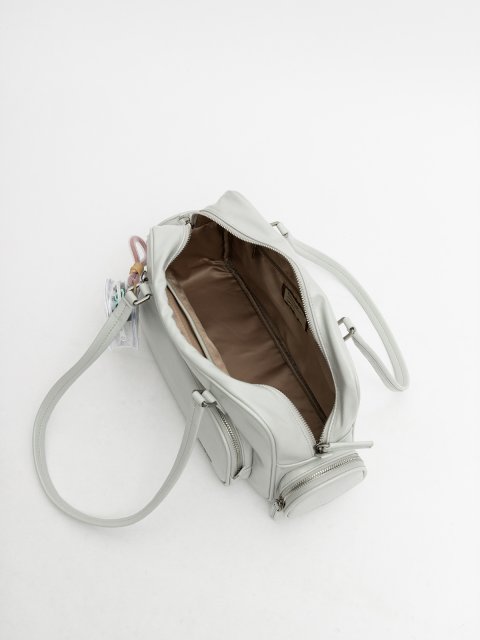 Светло-серый саквояж Royal cuir (Royal cuir) - артикул: 0К-00077332 - ракурс 3