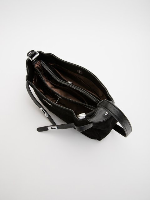 Чёрный кросс-боди Polina (Полина) - артикул: 0К-00073145 - ракурс 3