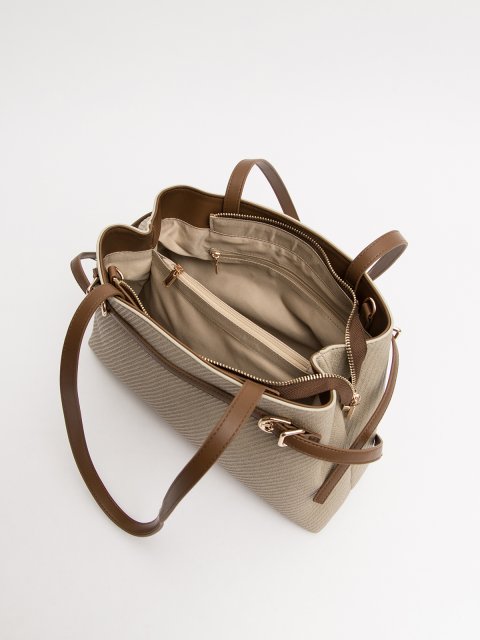 Бежевый тоут AT YOU (AT YOU) - артикул: 0К-00077054 - ракурс 3