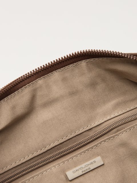 Коричневый саквояж David Jones (Дэвид Джонс) - артикул: 0К-00079061 - ракурс 4