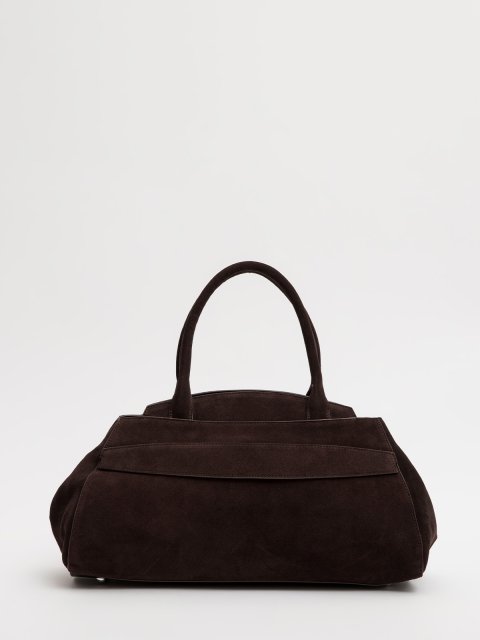 Темно-коричневый саквояж Polina (Полина) - артикул: 0К-00073164 - ракурс 2