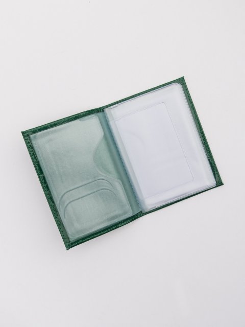 Зелёная обложка для документов Angelo Bianco (Анджело Бьянко) - артикул: 0К-00063966 - ракурс 2