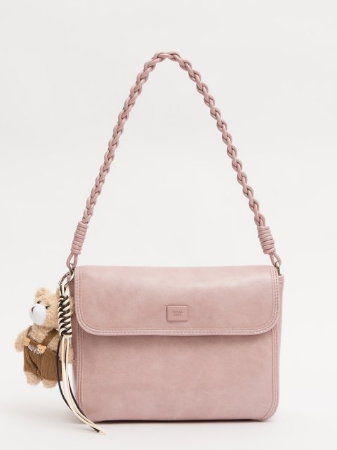 Розовый кросс-боди Royal cuir (Royal cuir) - артикул: 0К-00077349 - ракурс 1