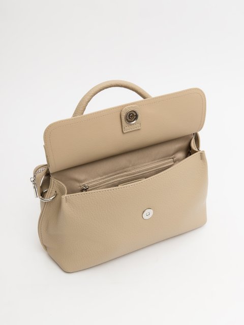 Бежевый сэтчел Royal cuir (Royal cuir) - артикул: 0К-00077282 - ракурс 3