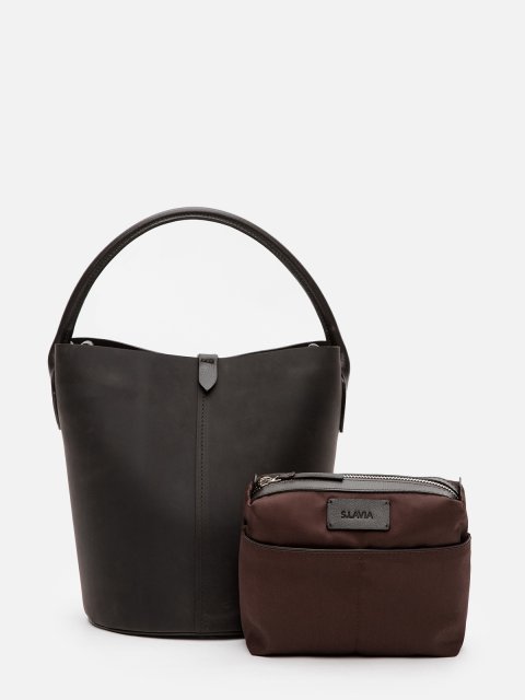 Темно-коричневый кросс-боди S.Lavia (Славия) - артикул: SL003 19 12/10 12 - ракурс 3