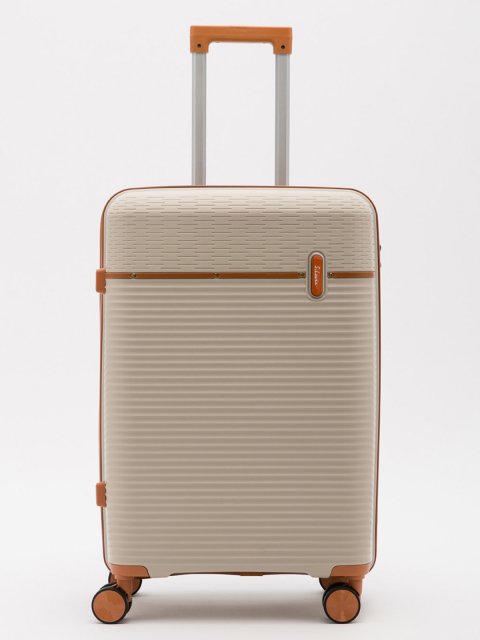 Бежево-серый чемодан S.Lavia (Славия) - артикул: 0К-00067832 - ракурс 2