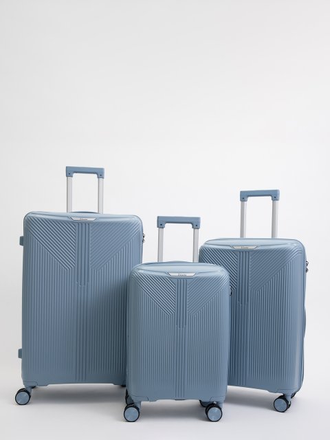 Бледно-голубой чемодан S.Lavia (Славия) - артикул: 0К-00075387 - ракурс 3