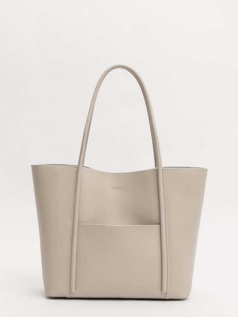 Светло-серый шоппер AT YOU (AT YOU) - артикул: 0К-00077246 - ракурс 2