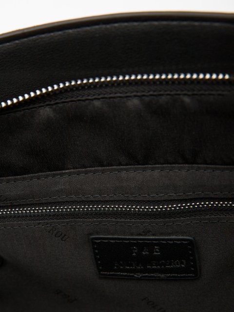 Чёрный саквояж Polina (Полина) - артикул: 0К-00073163 - ракурс 4